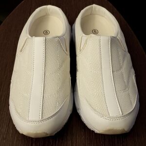 starmerx Women Slip on Mule Sneakers Breathable Backless Walking Shoes Size 5